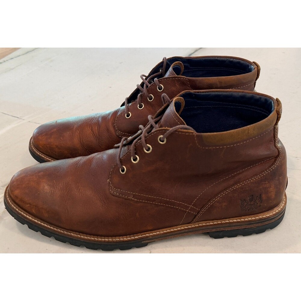 Cole Haan Raymond Grand C28335 Brown Leather Chukka Boots Mens SZ 12